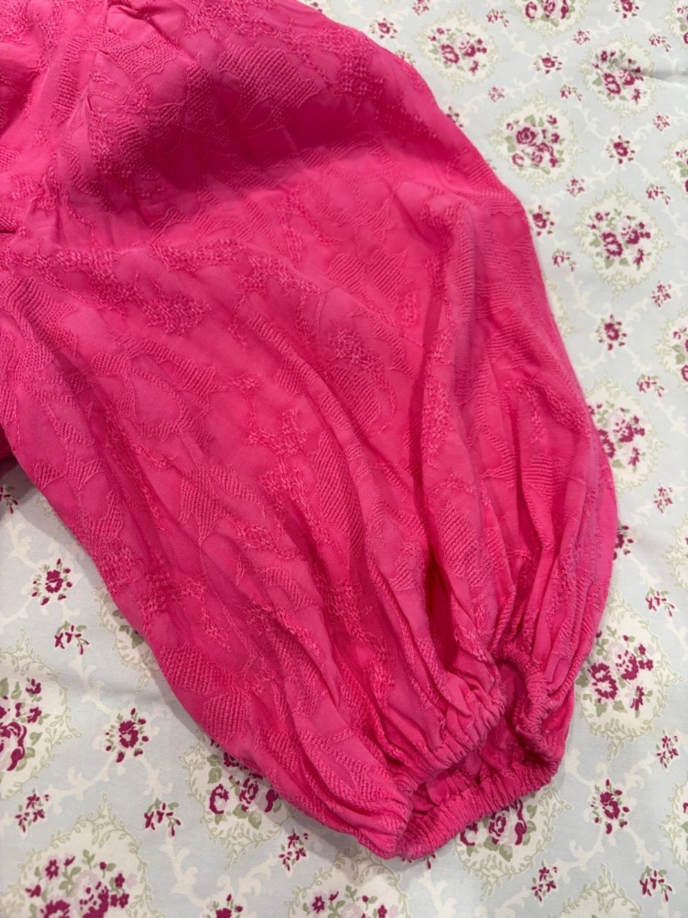 BCBGMaxAzria Hot Pink One-Shoulder Ruched Dress - Picture 4 of 5